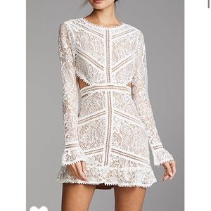 NWT For Love & Lemons Emerie Cut Out Dress Size XS